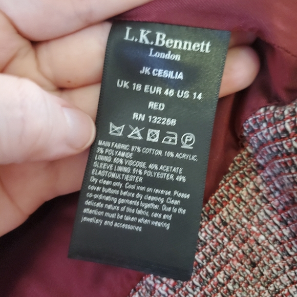 🌹NEW- Cesilia Tweed Pleated Peplum Jacket & Skirt - Picture 11 of 15